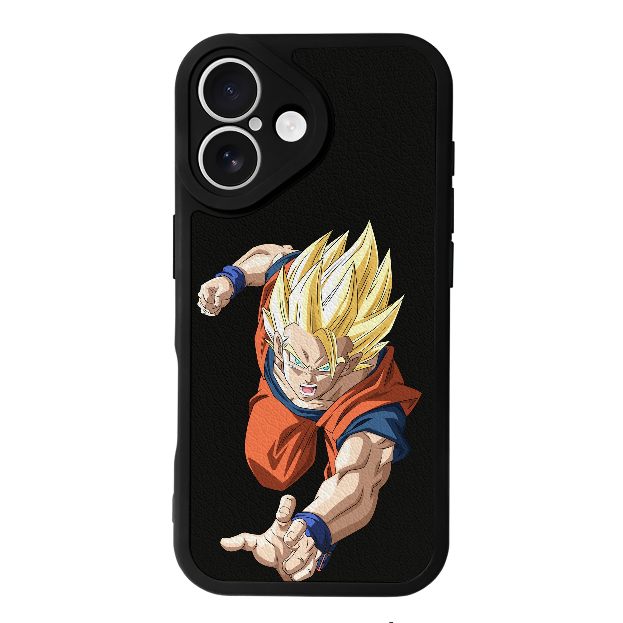 （画像用） ドラゴンボール 孫 悟飯（そんごはん）DRAGON BALL Son Gohan 【iPhone 16シリーズ対応】シリコンスマホケース（レザー調） 材質：シリコン